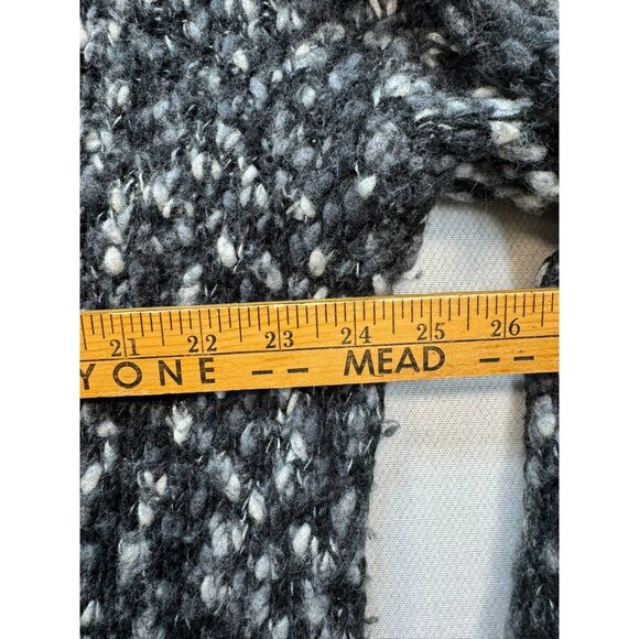 J. Jill Womens Wool Blend Sweater XL Gray & White Textured Pullover - Picture 7 of 11